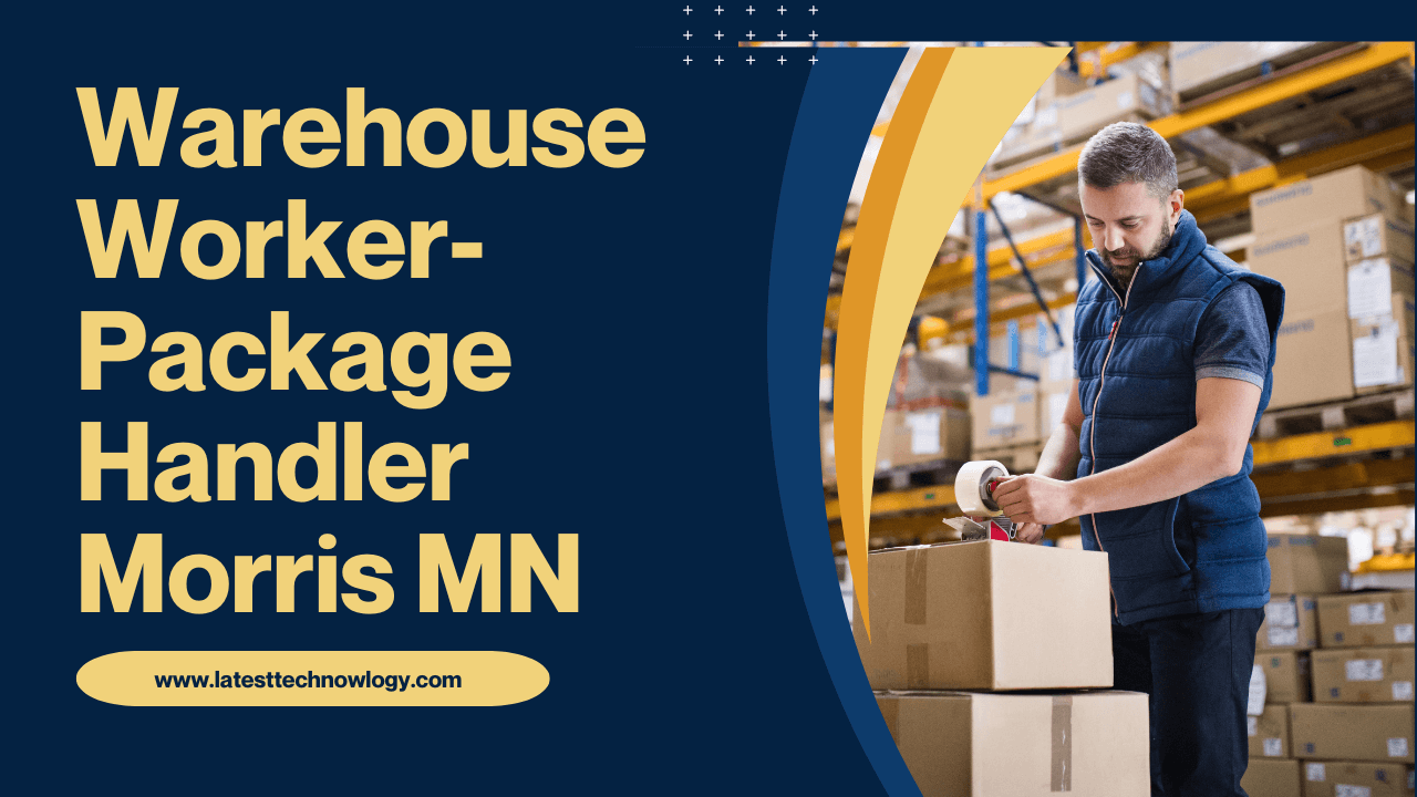 Warehouse Worker- Package Handler Morris MN